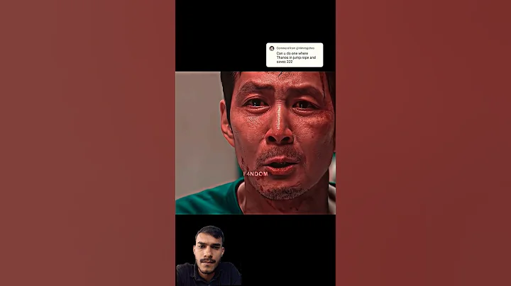 Thanos is jump rope game and saves 222 🤯#squidgame #thanos #shorts