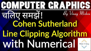 Cohen Sutherland line Clipping Algorithm with numerical