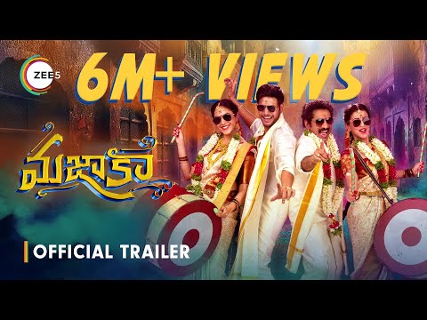 MAZAKA Trailer (Telugu) | ZEE5 | Sundeep Kishan | Ritu Varma | Rao Ramesh | Premieres 28th Mar