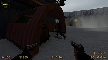 ZOMBIE ESCAPE ROUND ON COUNTER-STRIKE: SOURCE, map: lila_panic_escape, CSS