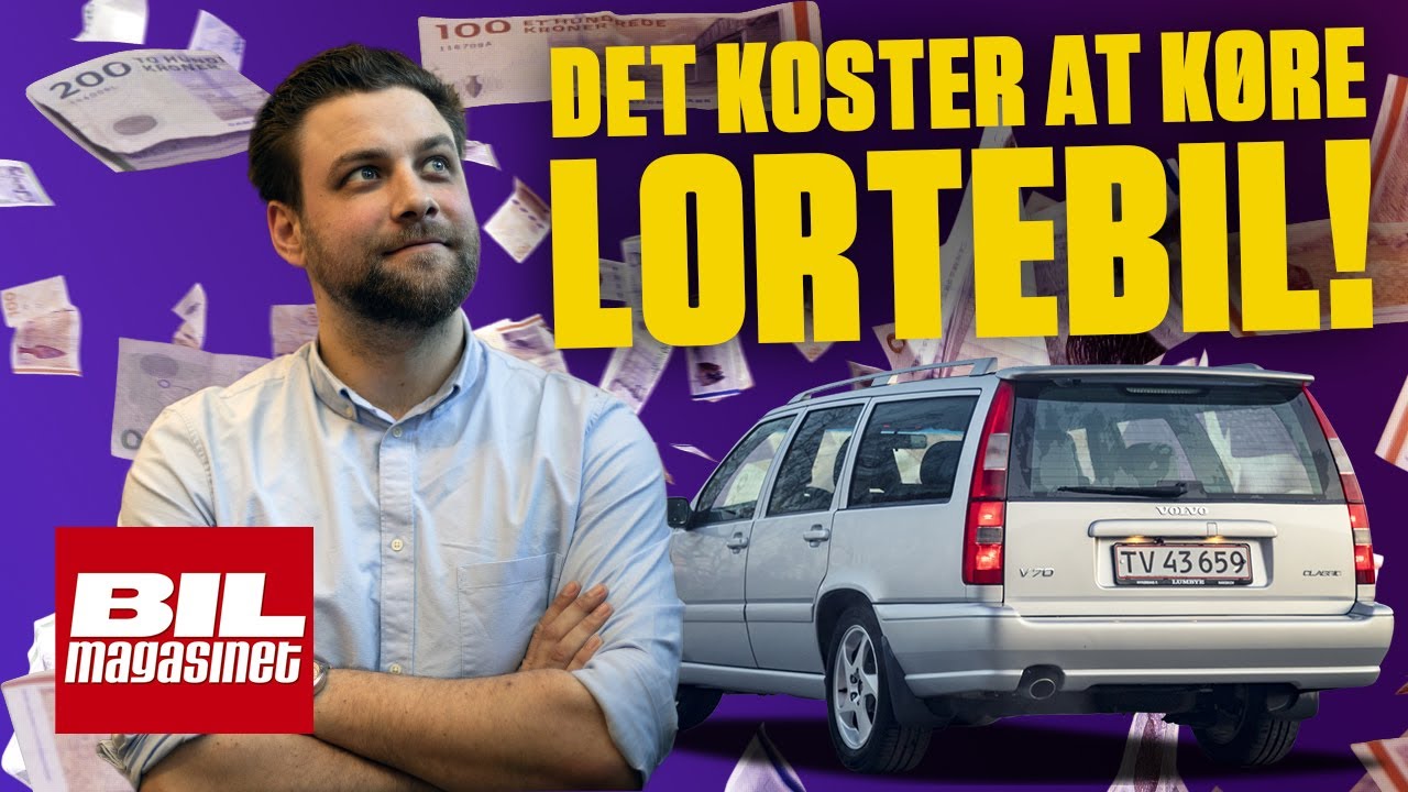 Så meget koster det at køre 1 år i en brugt Volvo V70 til 28.000 kr.