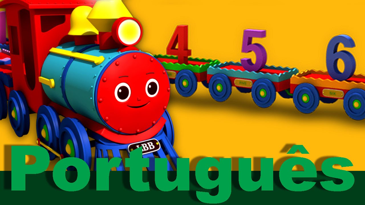 A canção do trem com os números de 1 a 20 | canções