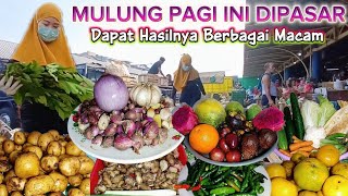 Download Lagu Dapat hasil mulung berbagai macam sayur \u0026 buah dipasar pagi ini MP3