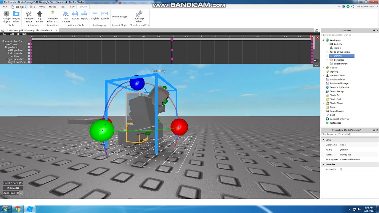 roblox animation script not working