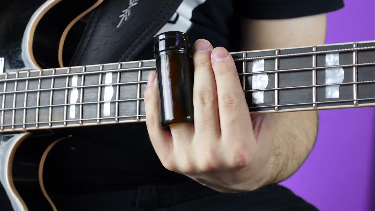 Slide on bass guitar sounds incredible YouTube