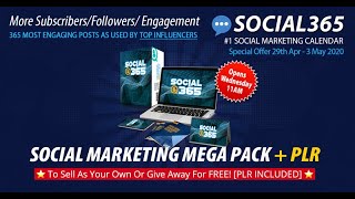 Soci365 | 365 Top Social Marketing Strategies for 2020 with PLR