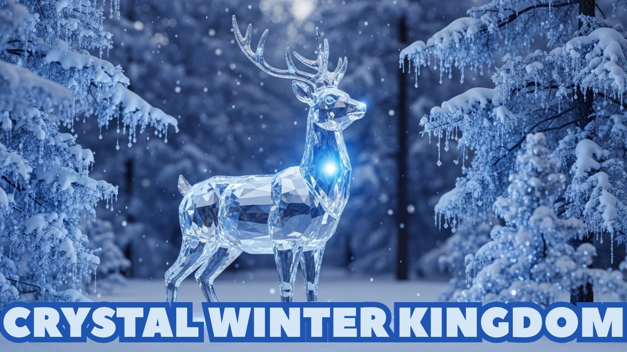 Enchanted Crystal Winter |  Magical Ice Kingdom Ambience