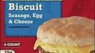 Jimmy Dean Sausage, Egg & Cheese Biscuit Sandwiches