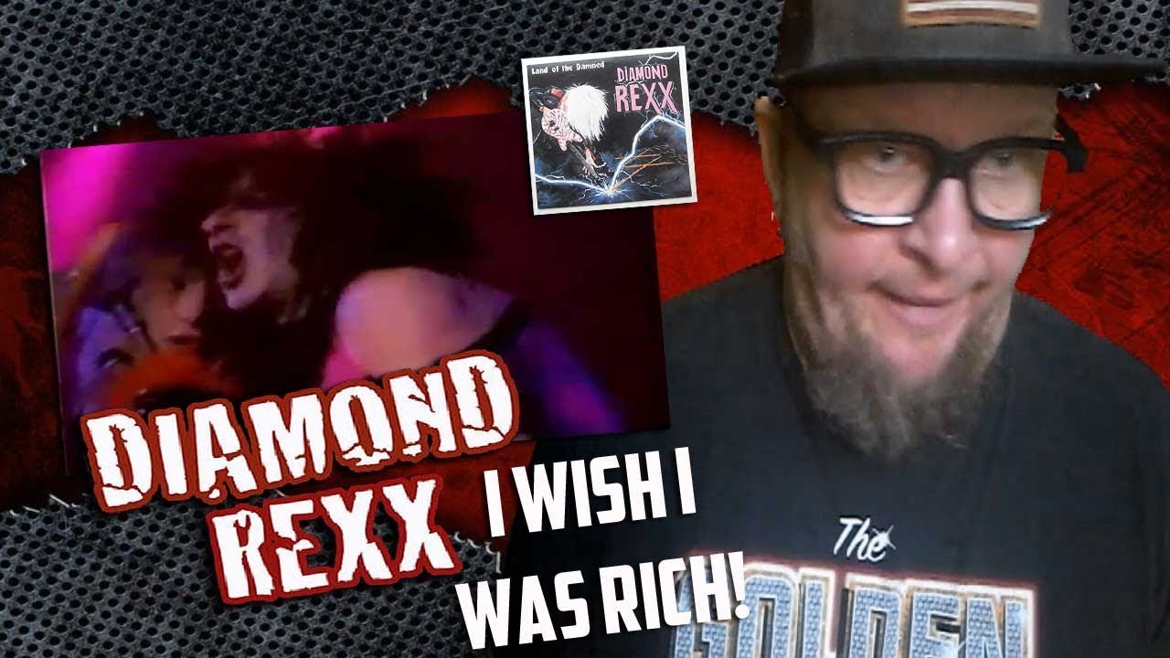 DIAMOND REXX: Land Of The Damned LP. 1986 Sleaze Glam a la Motley