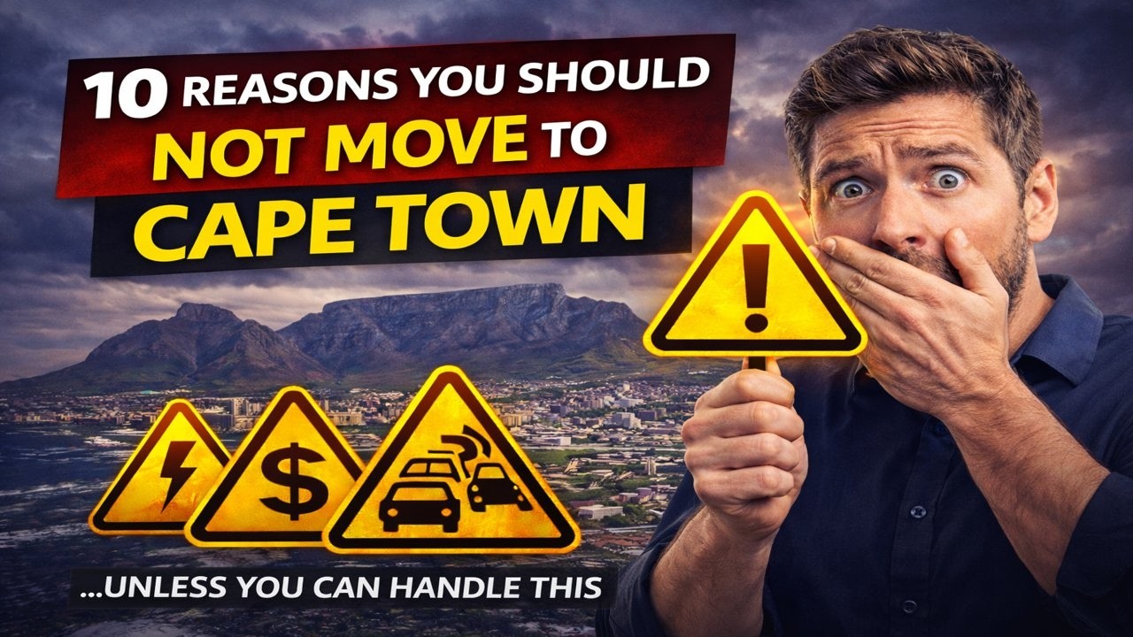 10 причин, почему вам НЕ следует переезжать в Кейптаун | Реальность 2026 года