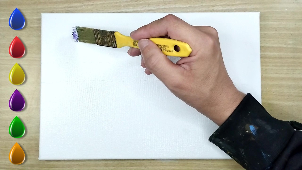 Рождение нового дня / Рисование для начинающих