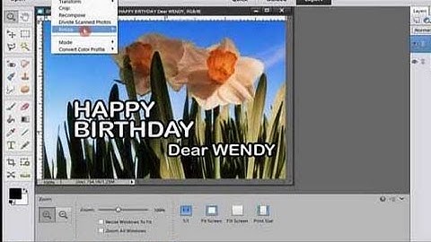 Photoshop ElementsTutorial 07-1 How To Simulate 3D Text