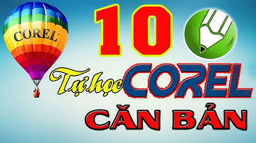 Tự học corel căn bản  Bài 10 Bài tập thực hành