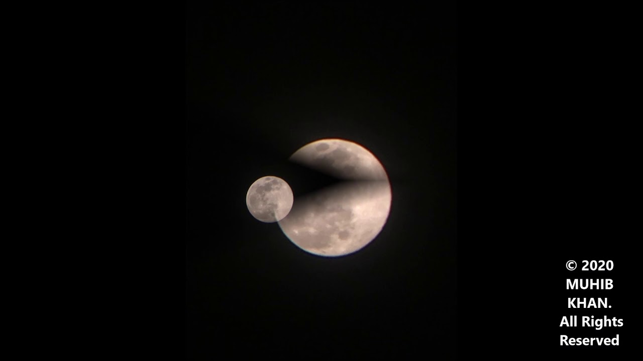 Full Moon Images Taken from Vintage Omega 7 x 50 Lens Binoculars