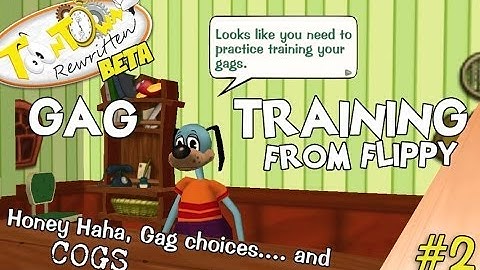 Toontown Rewritten Beta -  Gag Training From Flippy (Episode #2)