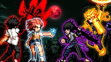 Misaka OP (New) & Touma V2 OP VS Sasuke Rinnegan V2 OP & Naruto OP (all form) in Jump Force Mugen