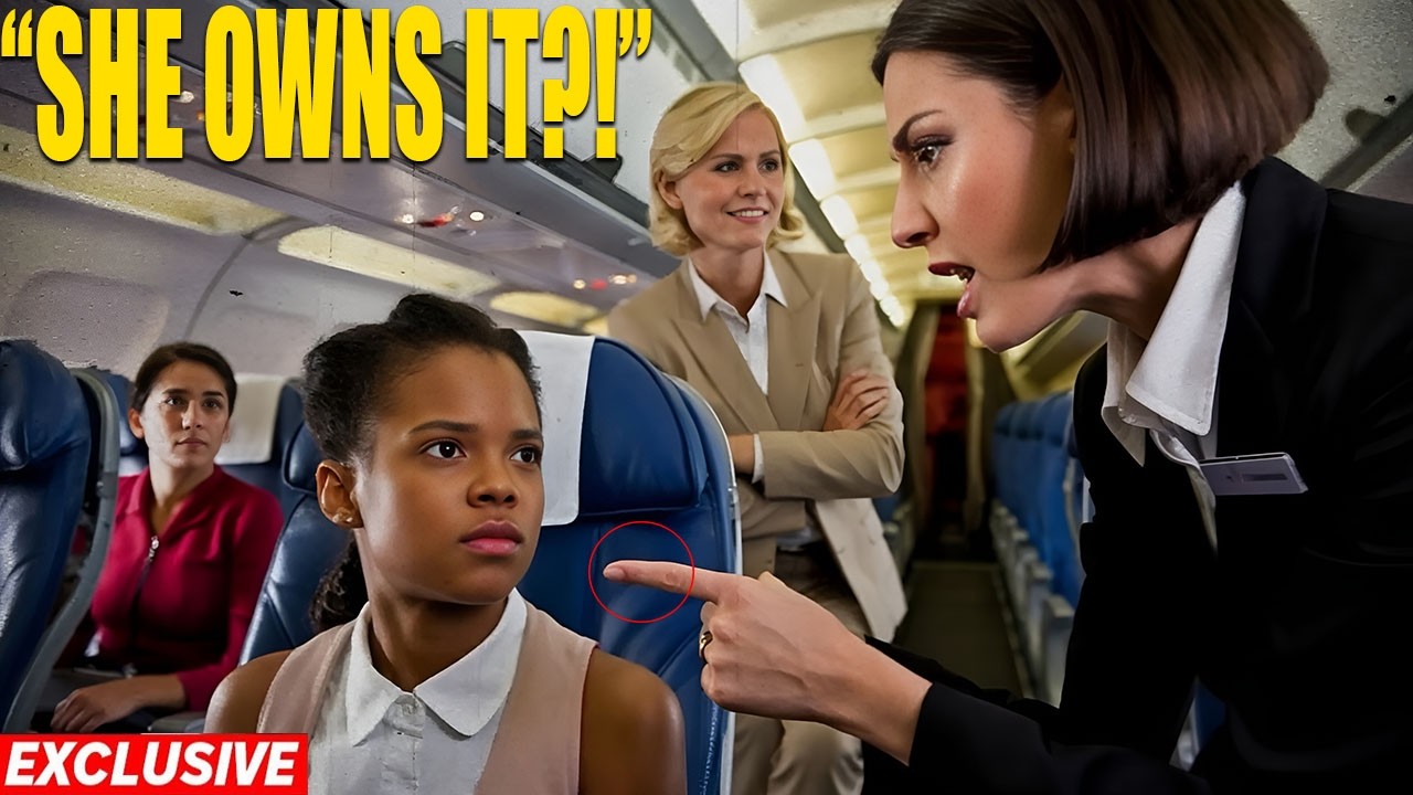 “Flight Attendant Orders Black Teen to Move — Unaware She Owns the Airline!”