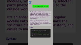 Celebrity Revealing Module Pattern #coding  #interview #programming #javascript #vuejs  #react #shorts Profile