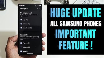IMPORTANT UPDATE received for Samsung Pass ! - One UI 3.1.1, One UI 3.0, One UI 4.0