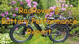 RadRover 6 Battery Performance Report