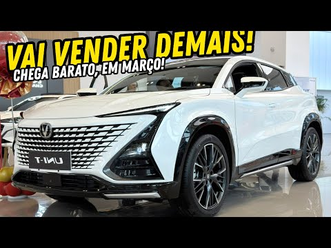 NOVO CAOA CHAGAN UNI-T VAI DESTRUIR GERAL 10X MELHOR +BONITO E EQUIPADO QUE TCROSS, CRETA E RENEGADE