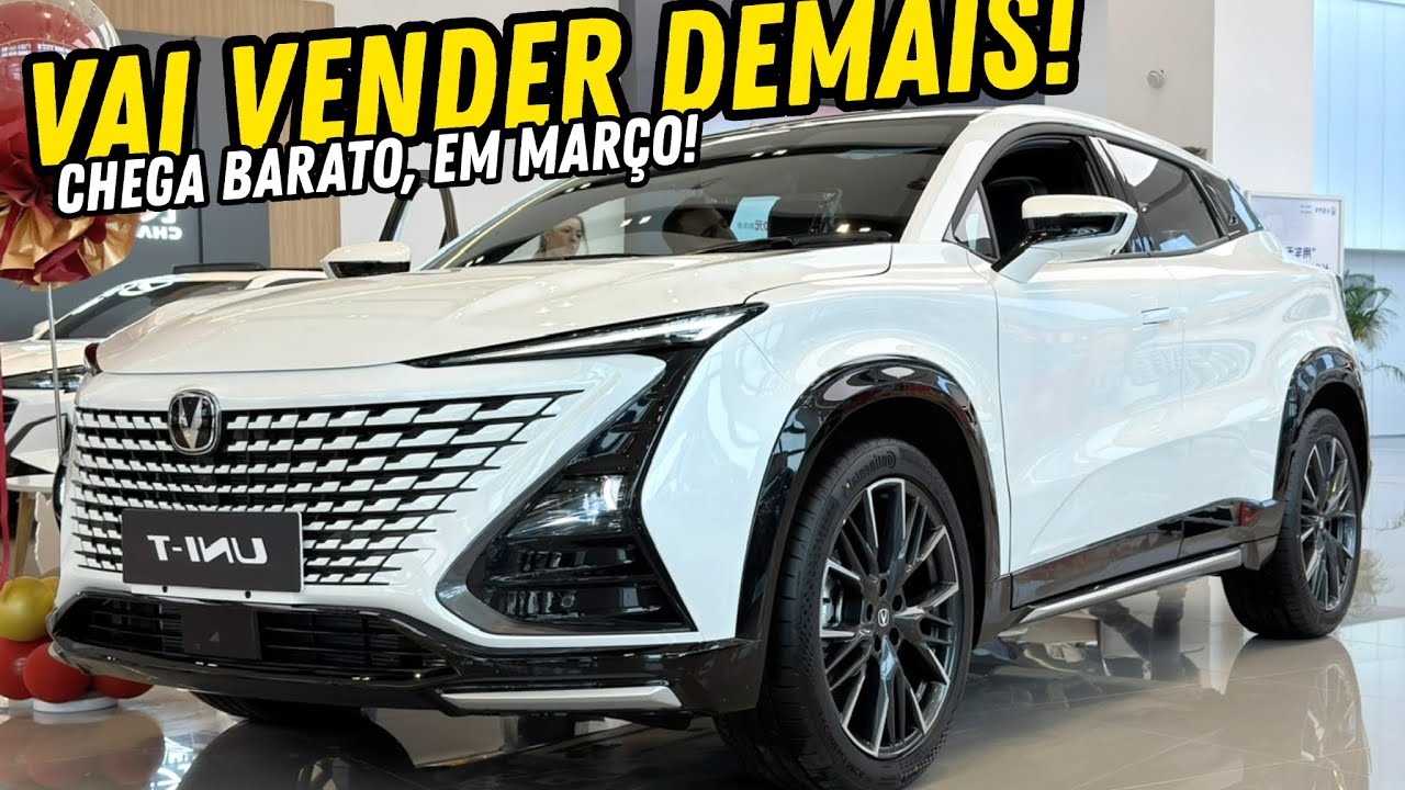 NOVO CAOA CHAGAN UNI-T VAI DESTRUIR GERAL 10X MELHOR +BONITO E EQUIPADO QUE TCROSS, CRETA E RENEGADE