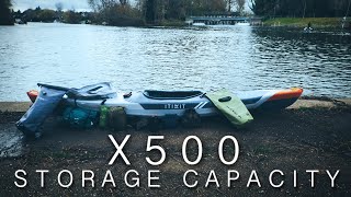 Itiwit X500 Storage Capacity | Packing my Kayak For Camping