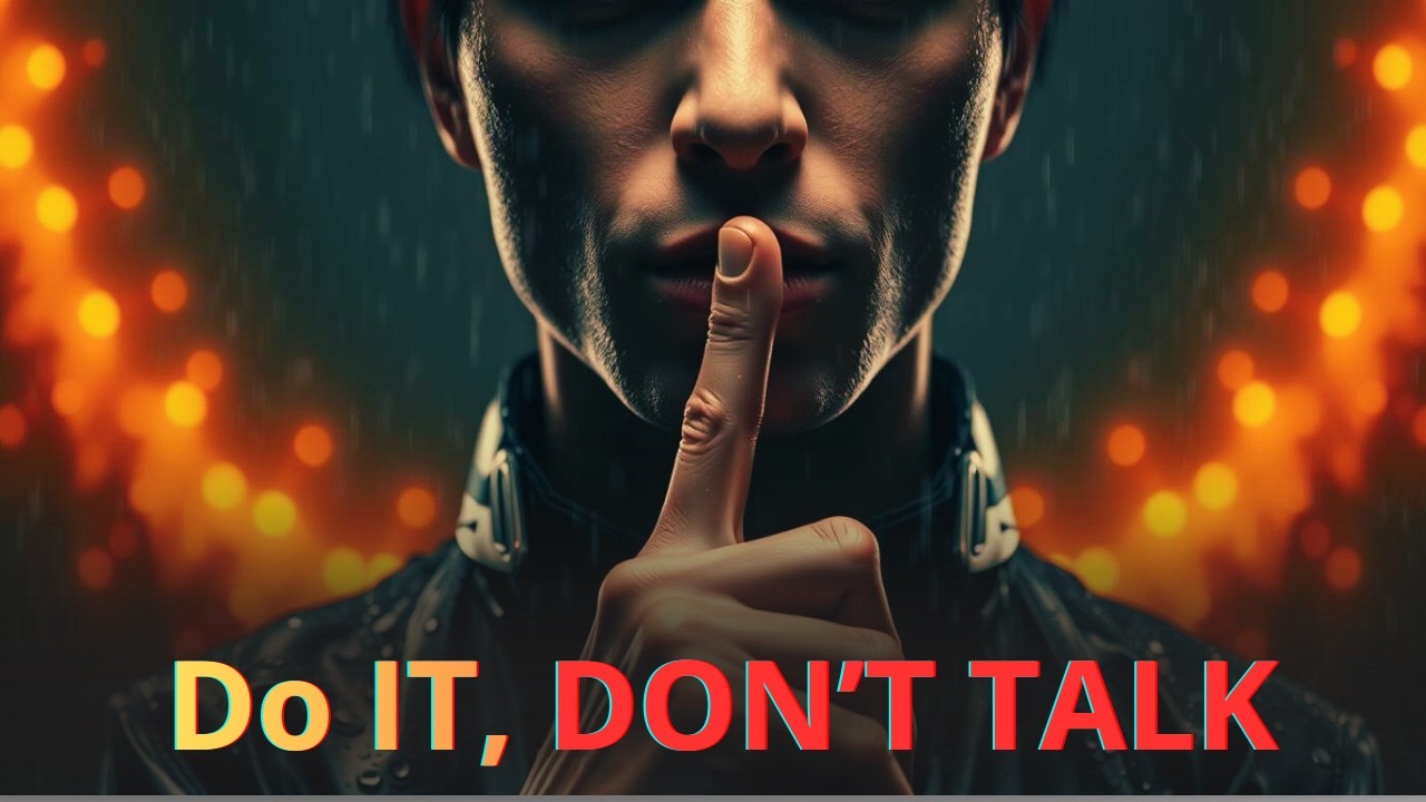 Work in Silence and Let Success Make the Noise