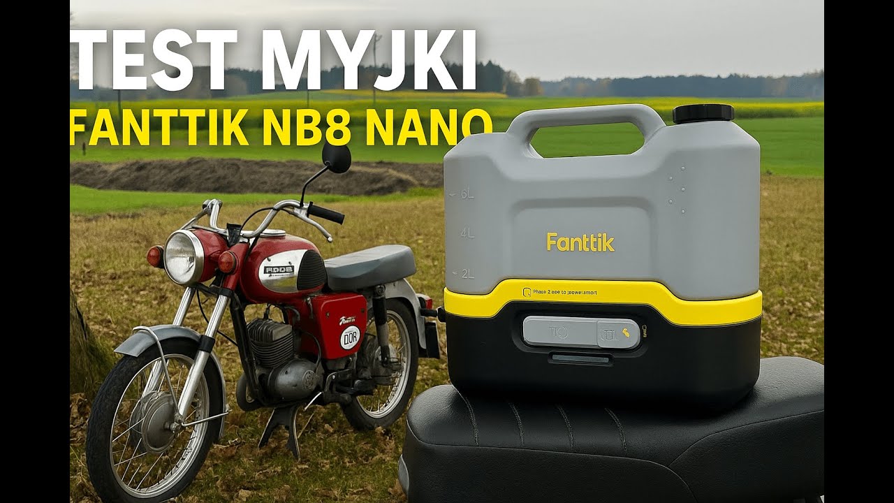Myjemy motocykl MZ TS 125 & Test myjki Fanttik NB8 Nano