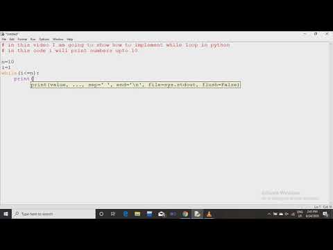 Python in 1 minute - while loop