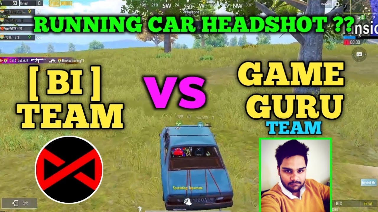 Bi team vs Game guru team full intense fight in school apartments | 3v4 fight | Pubg emulator