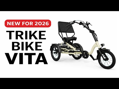 Trike Bike Vita Electric Tricycle | Stable, Comfortable Adult Electric Trike