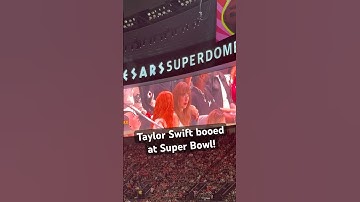 Taylor Swift booed at Super Bowl #taylorswift #superbowl | Sports Illustrated