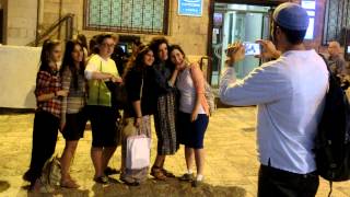 20150831 19:50 taking a photo at Ben-Yehuda pedestrian street Jerusalem