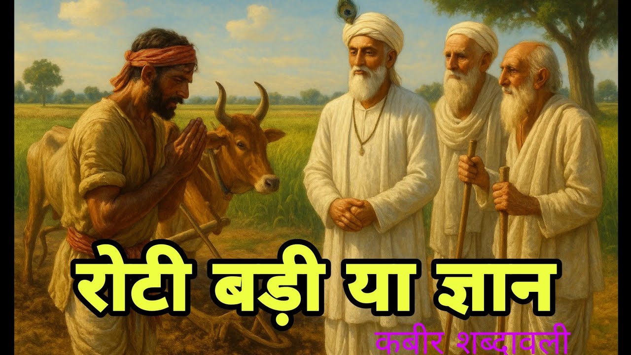 रोटी बड़ी या ज्ञान  ।।  जब संत कबीर ने कराईं आचार्य माधव और दयानंद को अनुभव यात्रा 