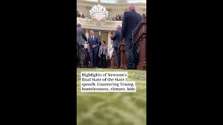 Gavin Newsom Claims California As Trump Counterweight In Final State Of The State