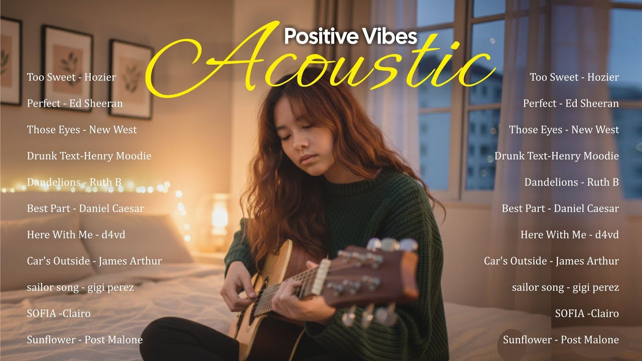 Best Songs Acoustic Playlist 2026🎧 | English Acoustic Love Song | Positive Vibes