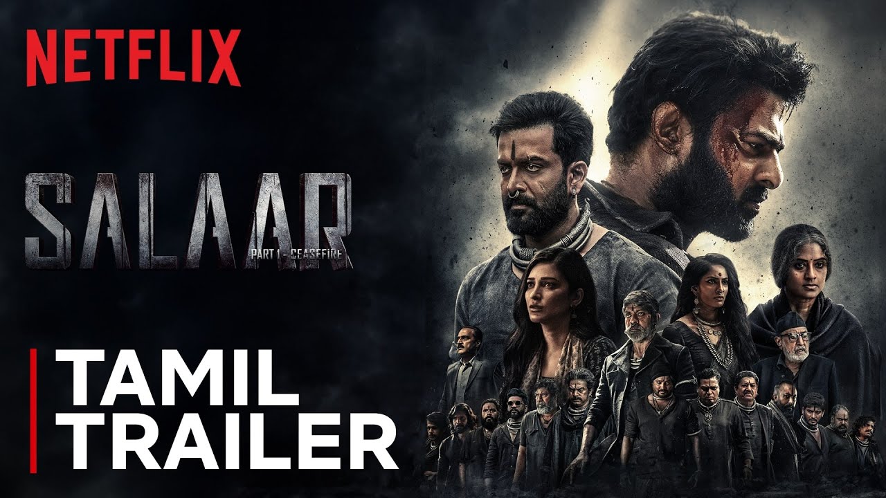 Salaar  Tamil Trailer  Prabhas  Prithviraj  Shruthi Haasan  20th Jan  Netflix India
