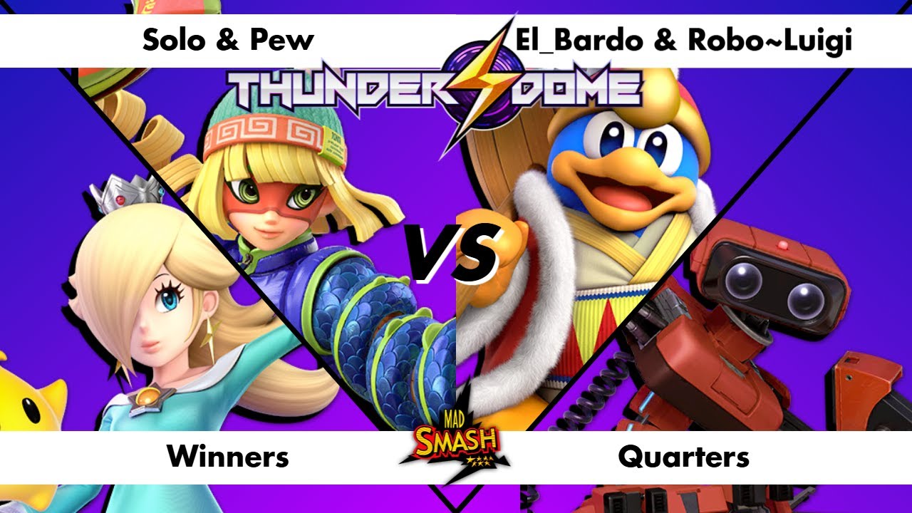 Solo & Pew vs El_Bardo & Robo~Luigi | WQ | Thunderdome #6 Dobles
