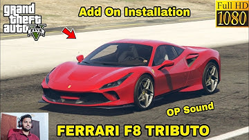 GTA 5 : HOW TO INSTALL 2020 FERRARI F8 TRIBUTO CAR MOD🔥🔥🔥