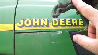 John Deere 460 Loader Off & On John Deere 4600 Tractor