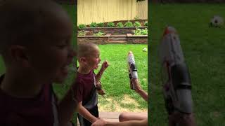 Nerf gun tooth extraction, Take # 1