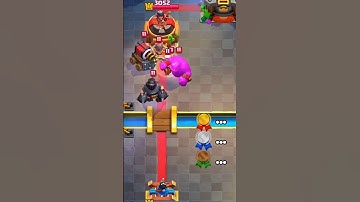 CAN YOU DEFEND THIS ELIXIR GOLEM & MK PUSH..?? 🤯 #clashroyale #shorts