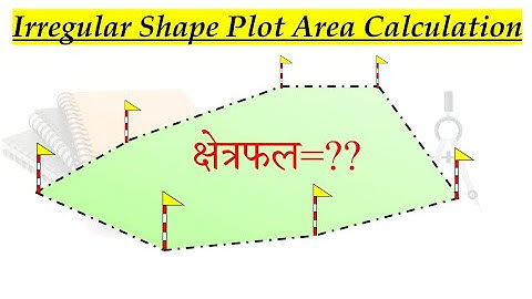 irregular plot area measurement || How to calculate irregular land area ?