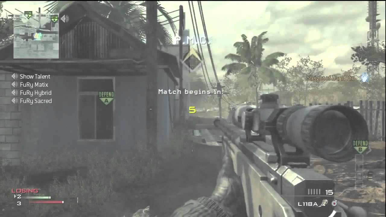 mw3 amazing trick shots  and throwing knife kills
