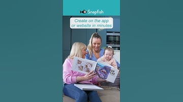 Create quality photo books on the Snapfish website or app in minutes!