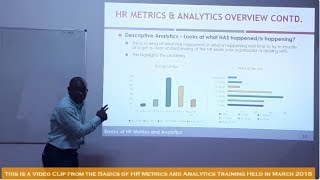 Basics of HR Metrics and Analytics Training Held in March 2018 - Segun Akiode