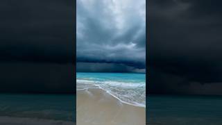 Rare amazing dark clouds beach ️️ #shorts #destination #beachlife