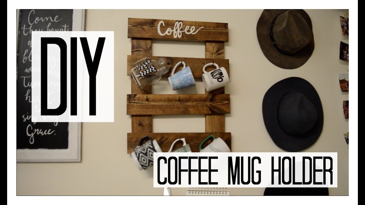 DIY Pallet Coffee Cup Holder Project