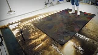 This Filthy Rug TRIGGERED Me… Until the Colourful Reveal 😳🔥 Satisfying ASMR Carpet Cleaning.
